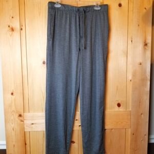 Van Heusen Lux Touch Elastic Adjustable Waist Pocket Pull On Lounge Pajama Pants